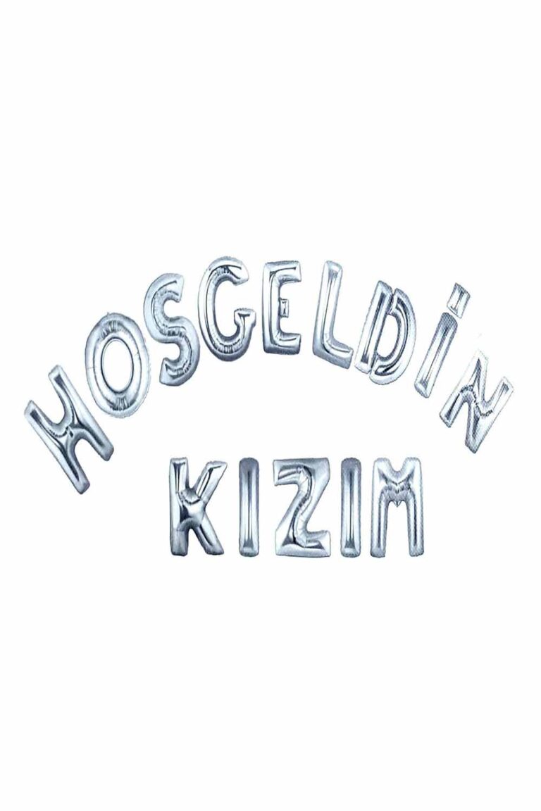 GÜMÜŞ HOŞGELDİN KIZIM FOLYO BALON