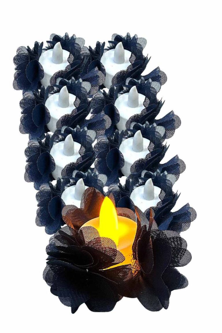 TEKLİ PAKET ALIM LEDLİ LACİVERT KUMAŞ GÜLLÜ 12’Lİ 