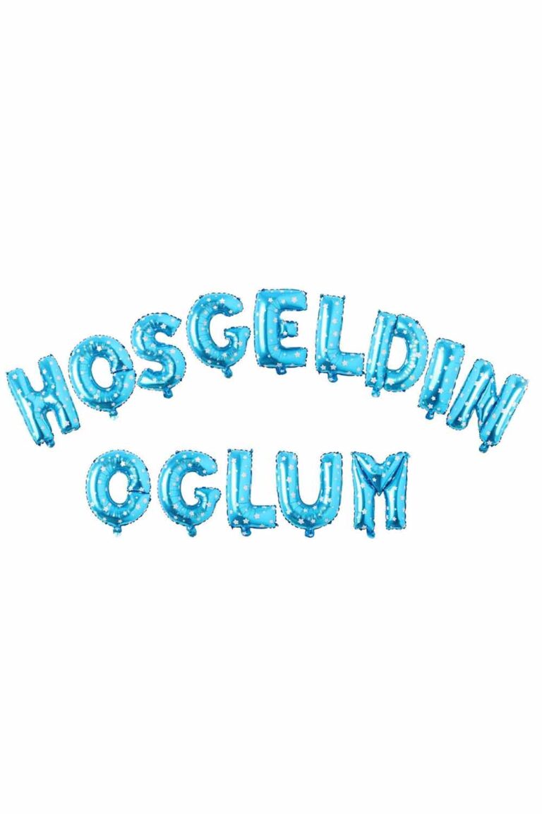 MAVİ HOŞGELDİN OĞLUM FOLYO BALON