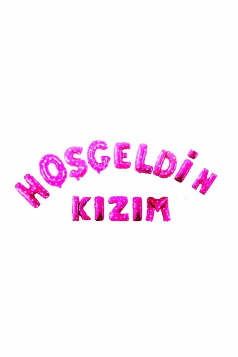PEMBE HOŞGELDİN KIZIM FOLYO BALON