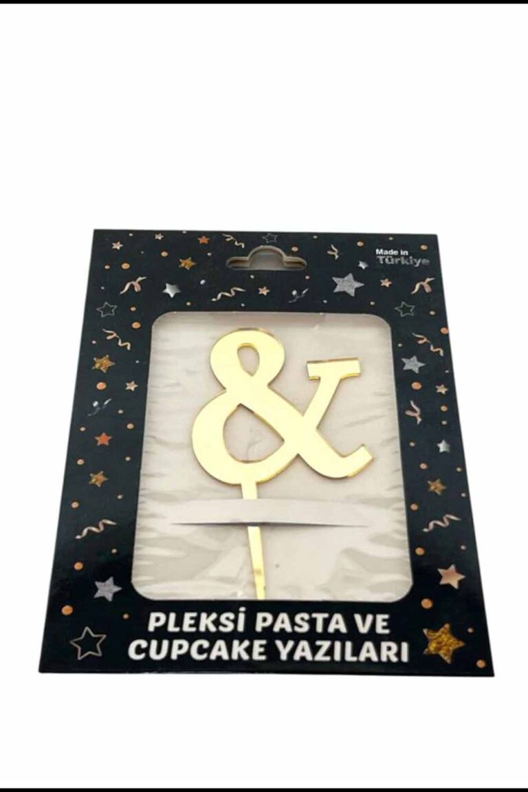 GOLD SONSUZLUK İŞARETİ PLEKSİ KÜRDAN 8'Lİ