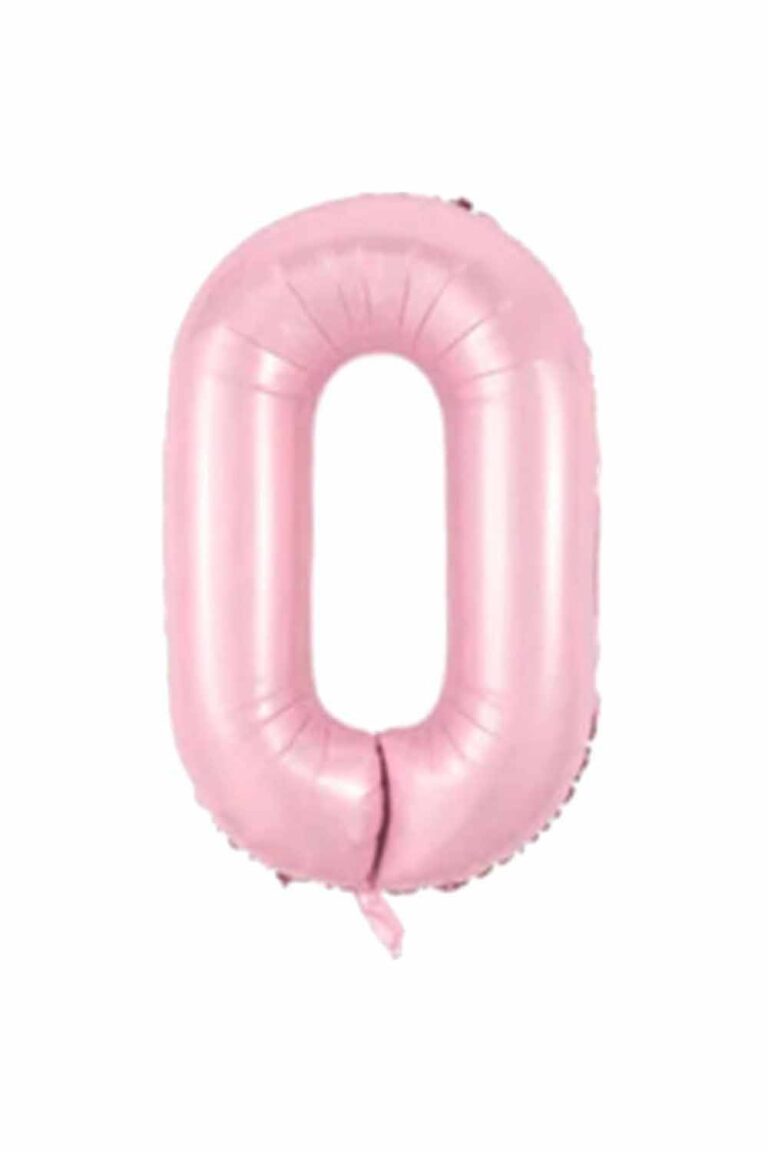 34'' PEMBE RAKAM FOLYO BALON 1-9 ARASI