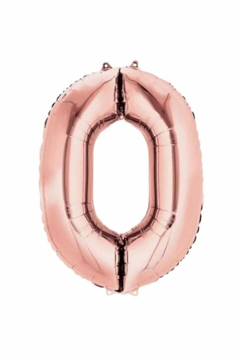 34'' ROSE RAKAM FOLYO BALON 1-9 ARASI