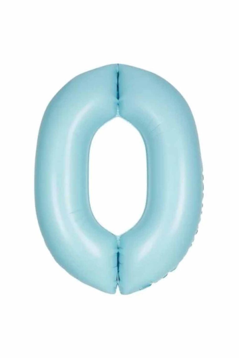 34'' RETRO MAVİ RAKAM FOLYO BALON 1-9 ARASI