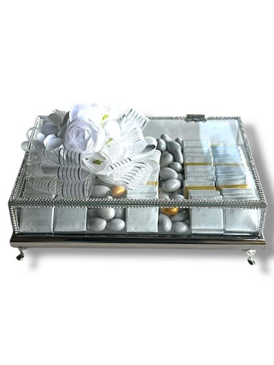 20X30 ELLA TAŞLI MODEL KIZ İSTEME ÇİKOLATA KUTUSU 2 RENK