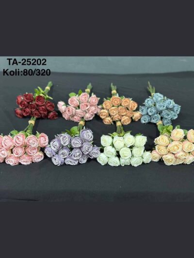 TA-25202 - 12'Lİ GÜL 8 RENK