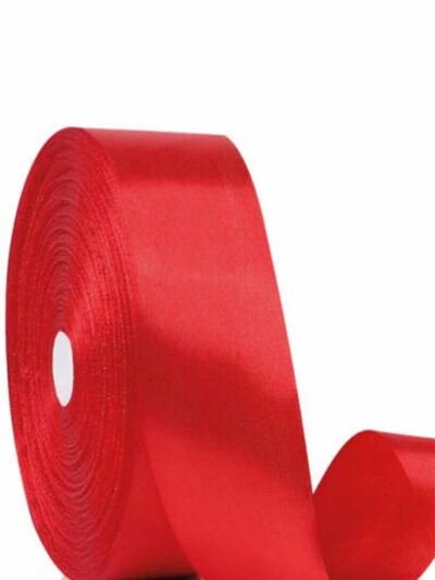 6 CM SATEN ŞERİT 50 METRE KIRMIZI
