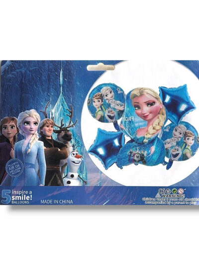 FROZEEN KAREKTERLİ FOLYO BALON SET 5'Lİ